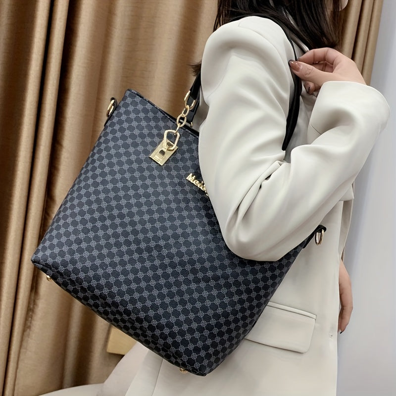 Set mit 6 luxuriösen Mabelly-Ledertaschen