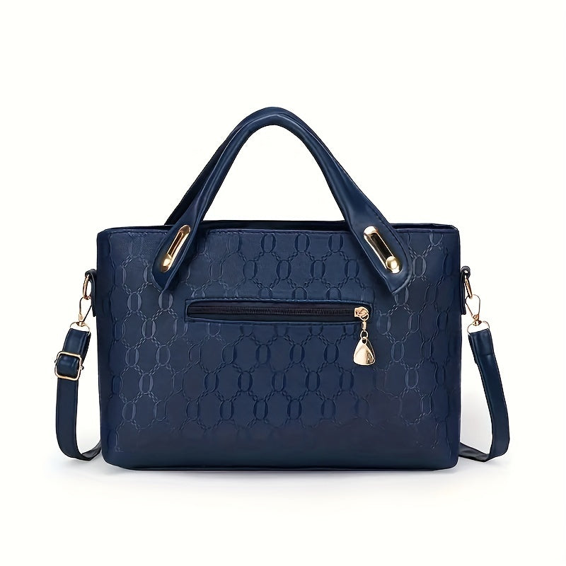 Dubrika Lederhandtasche 4-teilig + GRATIS