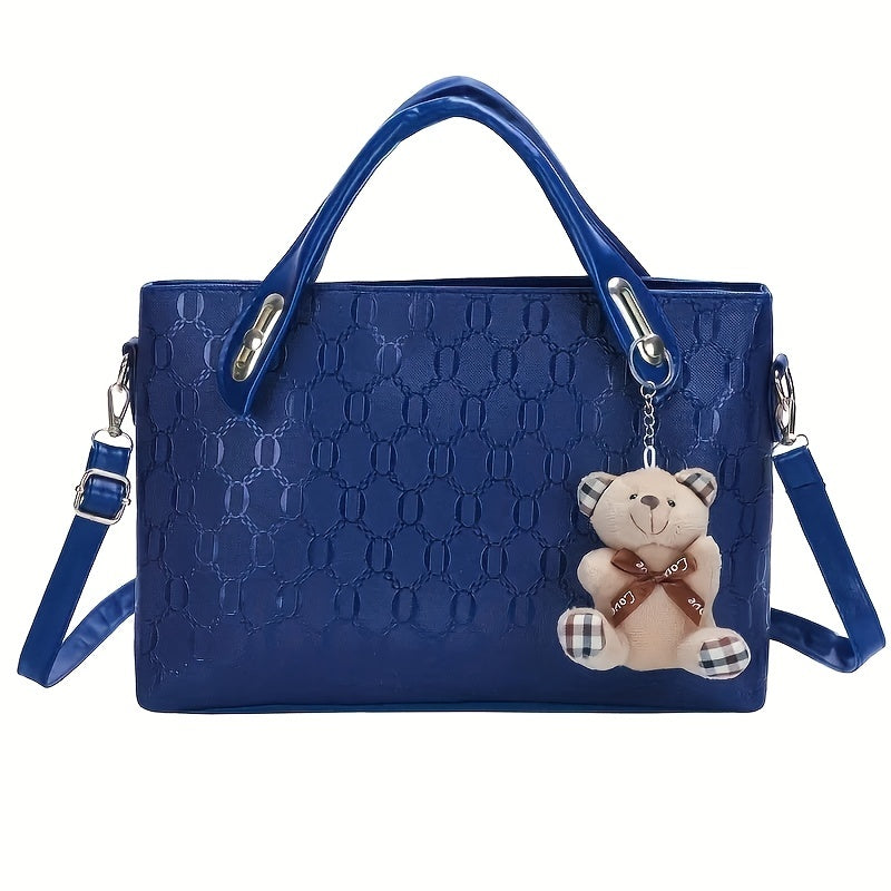 Dubrika Lederhandtasche 4-teilig + GRATIS