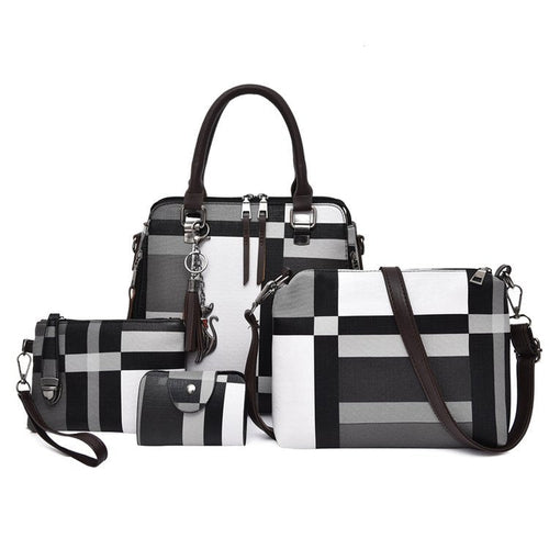 Set mit 4 Alice-Ledertaschen