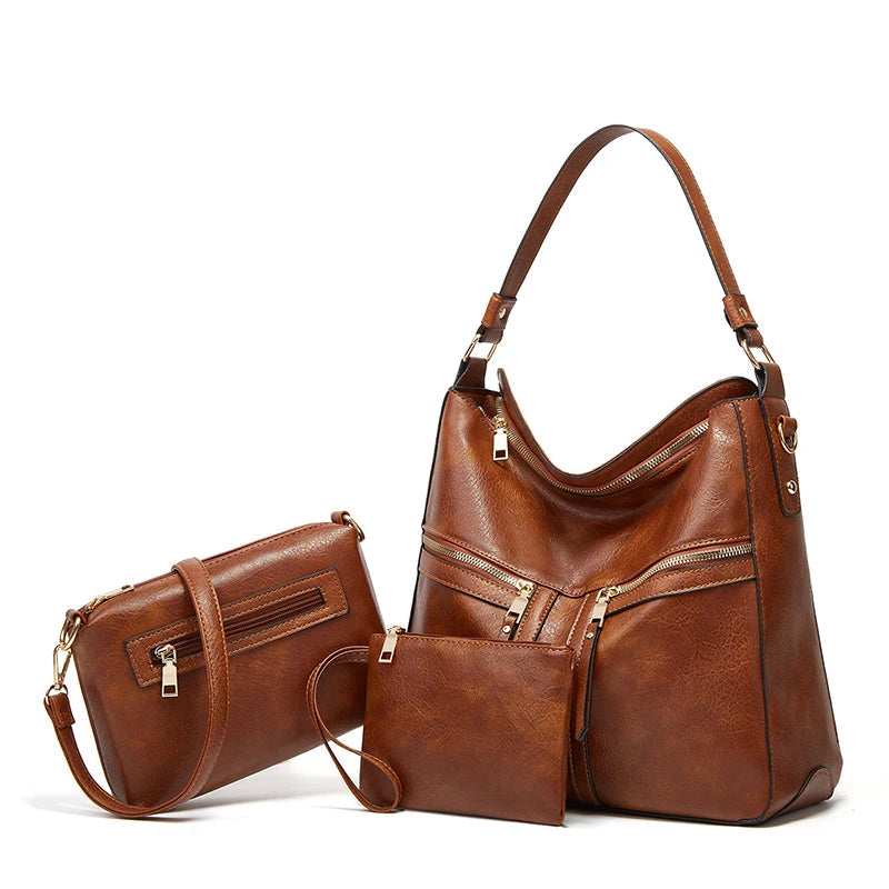 Echte Lederhandtasche für Damen Rangel [1 kaufen, 3 mitnehmen]
